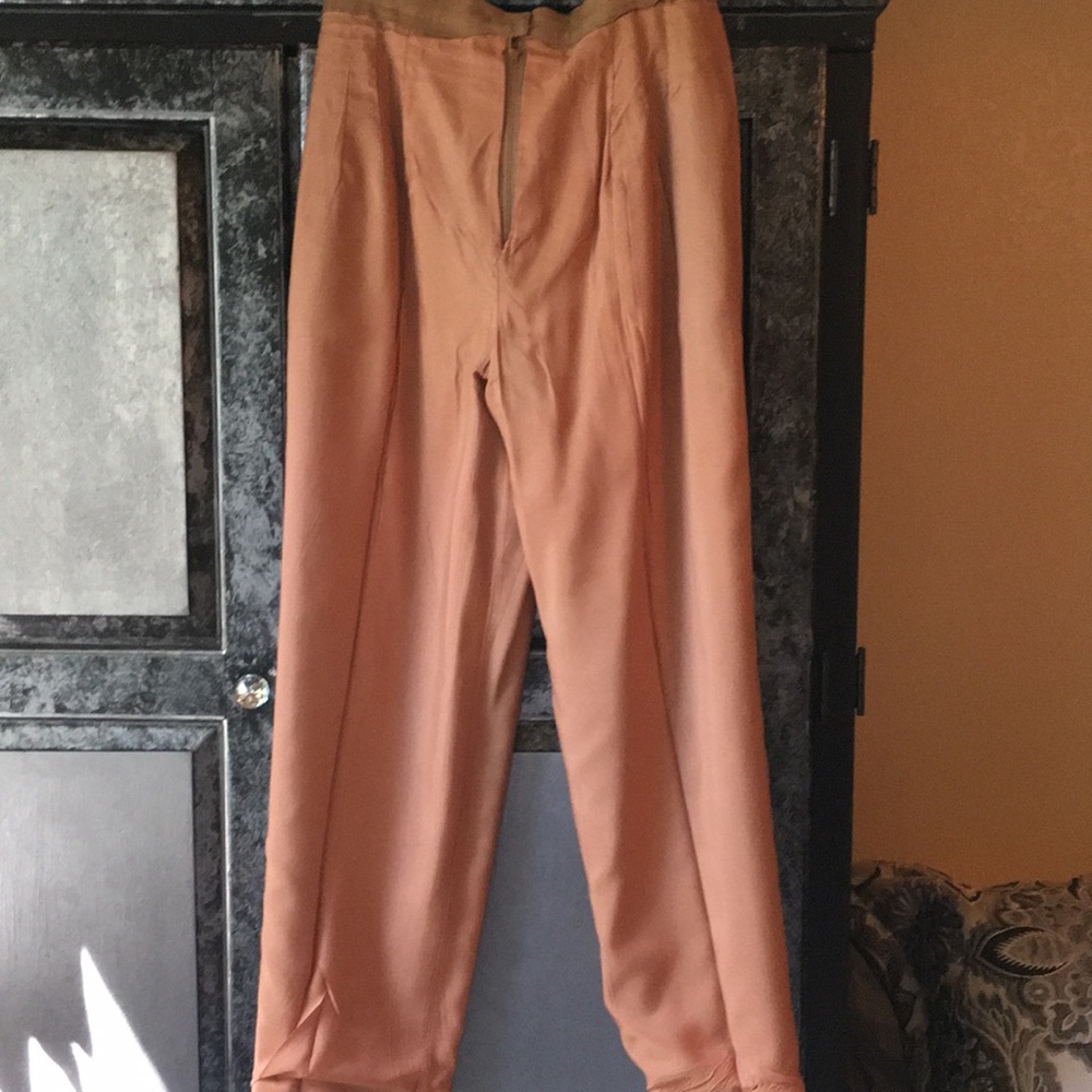 Vintage Camel Wool Lillie Rubin double-breasted blazer and pants suit size 10 - Picture 11 of 12